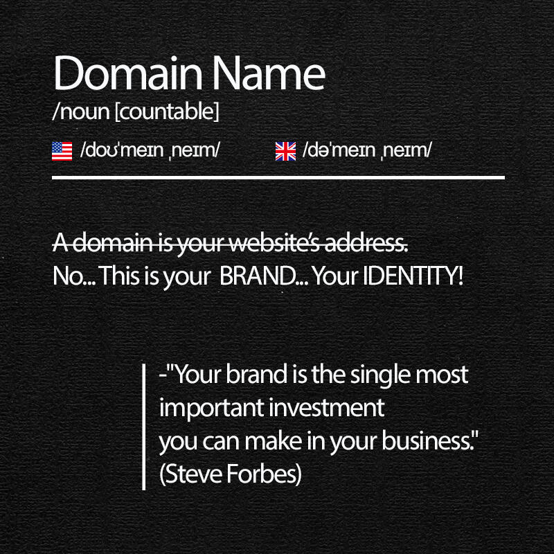 What is not a domain name?